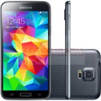 Samsung Galaxy S5 G900 Preto - Android 4.4, Quad Core 2.5Ghz, Câmera 16MP, Resistente a água e poeira, 4G, Wi-Fi e GPS